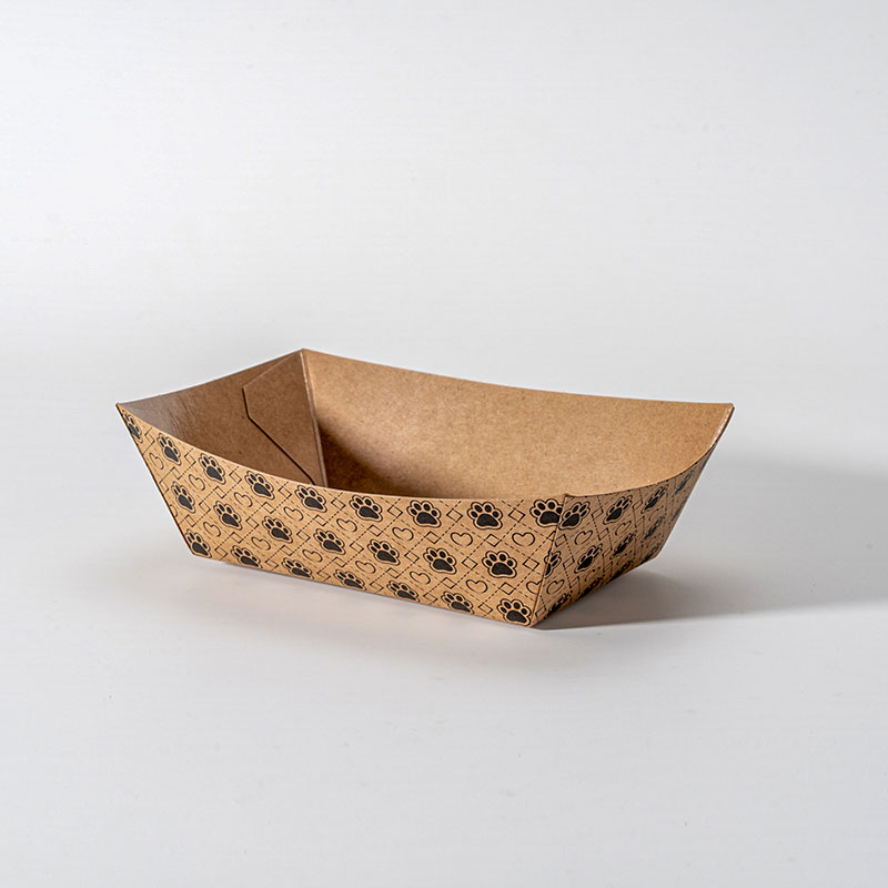 Baki Kraft Model Perahu untuk Piring Pembuka Makan Santai